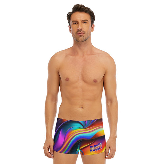 Men's Bussy Color Flow Short Boxer Briefs