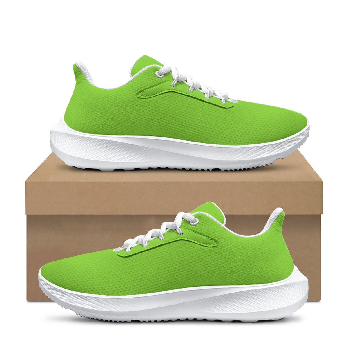 Women's Lime Green Road Running Shoes  - Women's Casual Comfortable Athletic Shoes