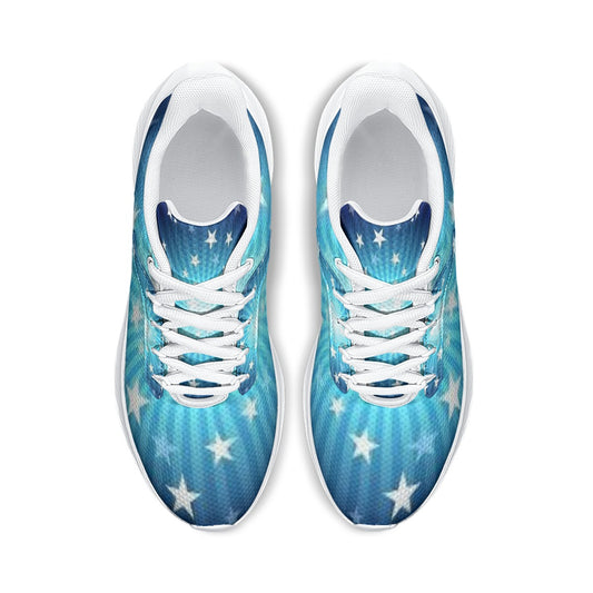 Women's Blue Star Design Road Running Shoes -Women's Comfortable Casual Athletic Shoes