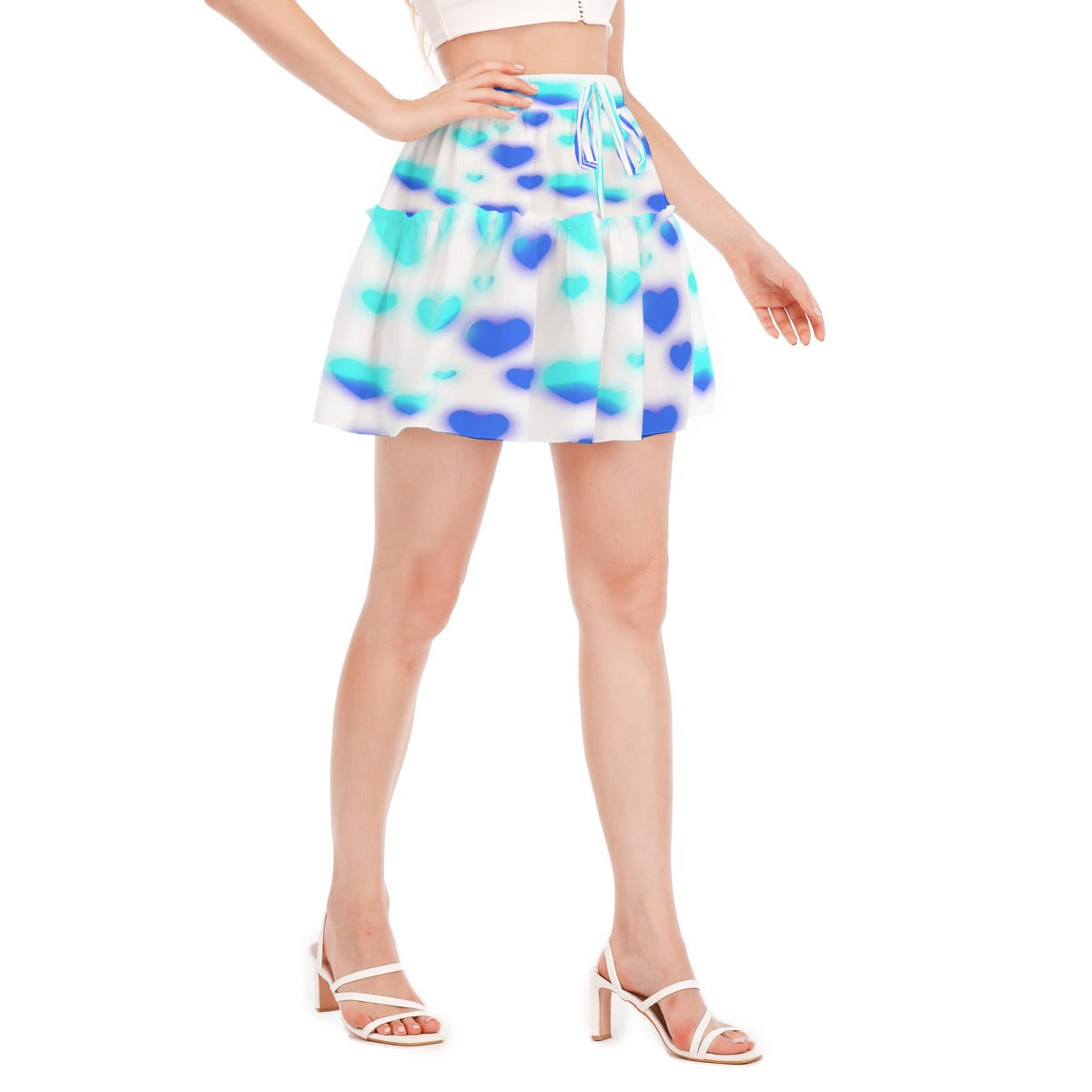 Blue Hearts Skirt