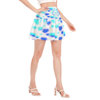 Blue Hearts Skirt