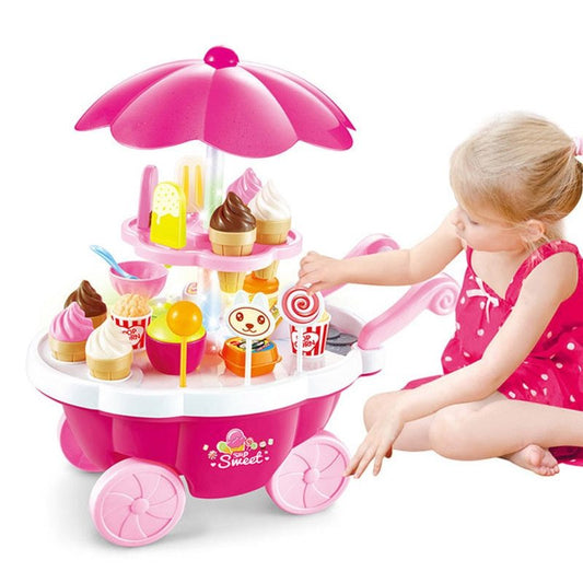 Children Pretend Play Toys Candy Cart