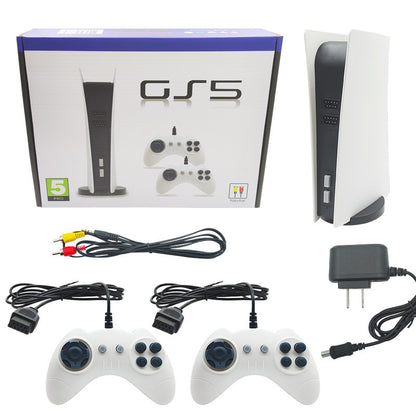 VIDEO GAME CONSOLE Nostalgic Retro P5 Mini TV GS5 Wired Family Game Console 620 Games