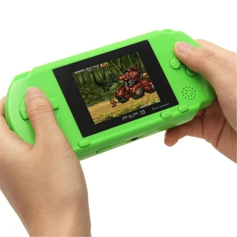 Best Selling 2.8 Inch 16 Bit 150+ Handheld Game Player PXP 3 Children's Video Game Console Retro Classic Games with 2 Game Cards