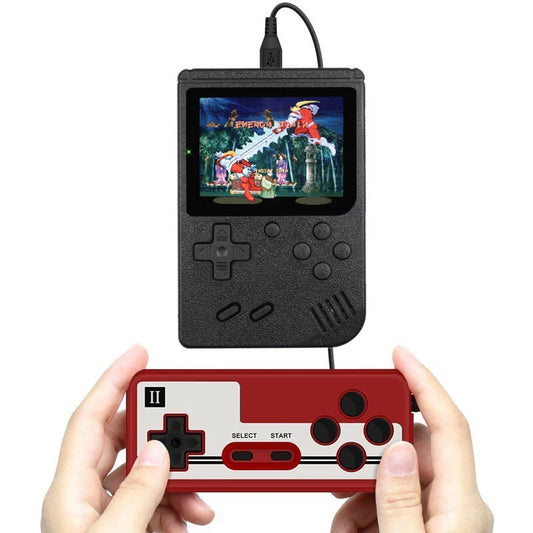 HANDHELD VIDEO GAME - Classic Retro Video Pocket Games Console Lcd Screen Built-in 400 Handheld Portable Mini Game Player For Boy Christmas Gift