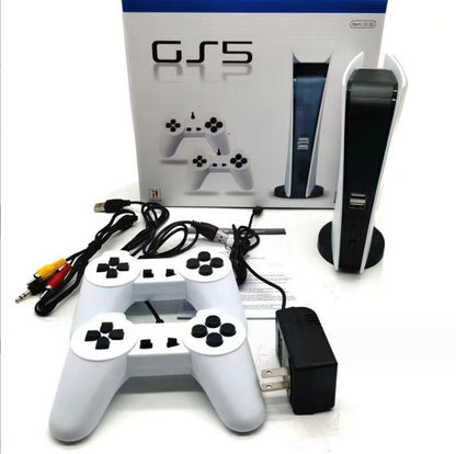 VIDEO GAME CONSOLE Nostalgic Retro P5 Mini TV GS5 Wired Family Game Console 620 Games