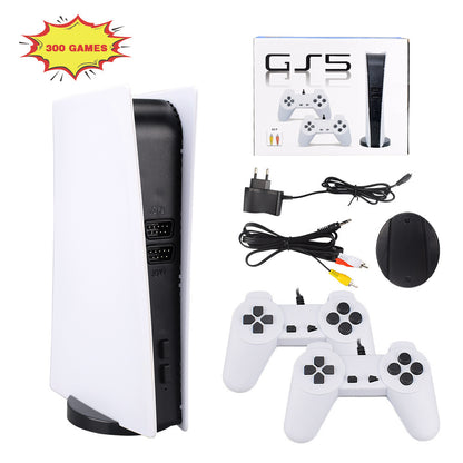 VIDEO GAME CONSOLE Nostalgic Retro P5 Mini TV GS5 Wired Family Game Console 620 Games