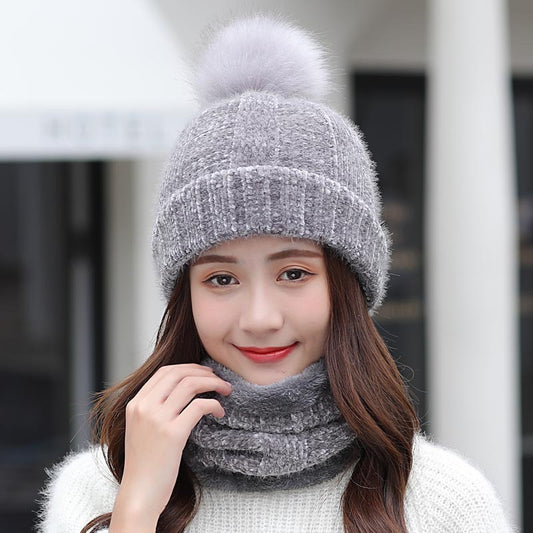 Women's Winter Fleece Thick Warm Hat